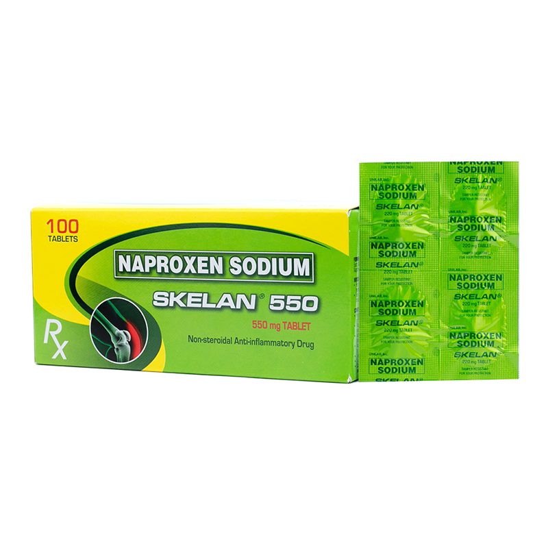 SKELAN 550 Naproxen Sodium 550mg FilmCoated Tablet 1's price in the
